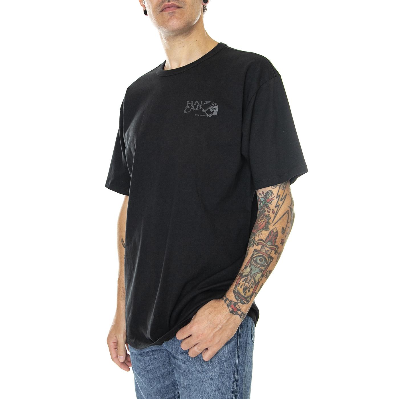 Half Cab '92 Gtx 30th OTW SS Tee Black - Maglietta Girocollo Uomo Nera VN000056BLK1  VANS 