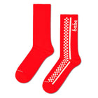 Babe Sneaker Sock Red - Calzini Rossi P004749 RED HAPPY SOCKS 