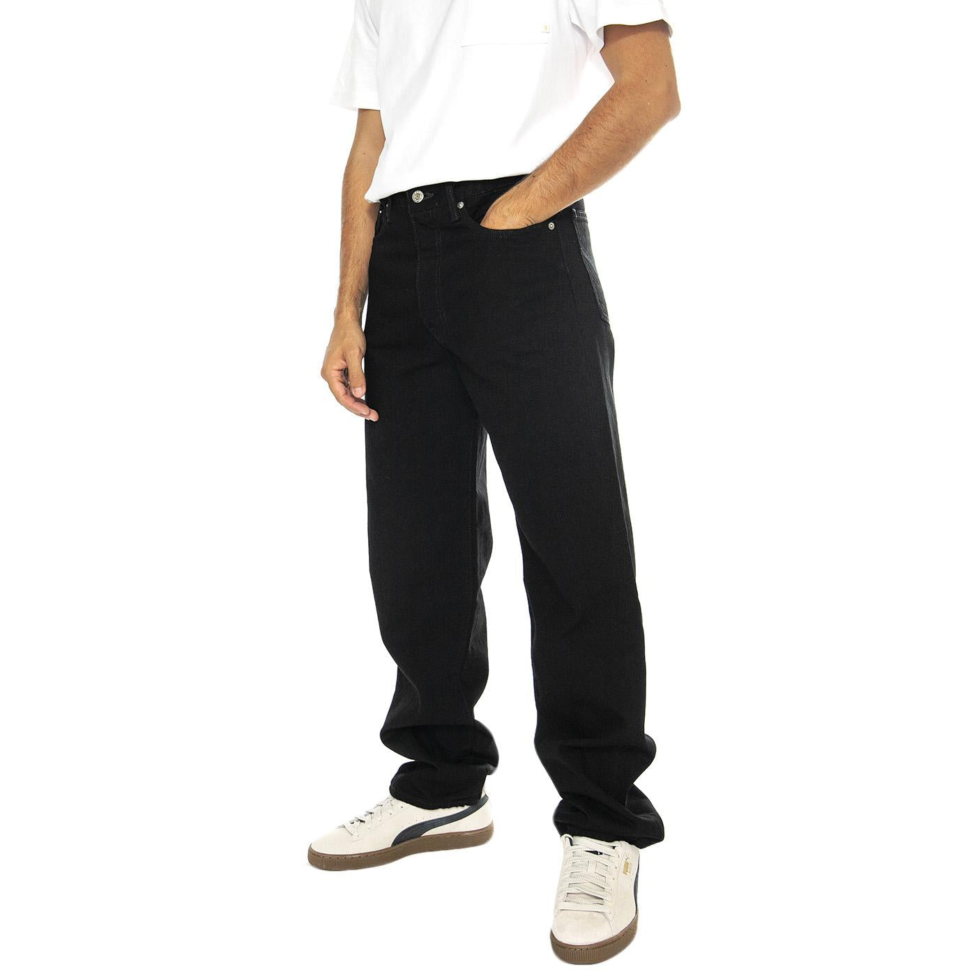 Loose Fit Unwashed Black - Pantaloni Denim Jeans Uomo Neri I034258.89.99.32-89.99  EDWIN 