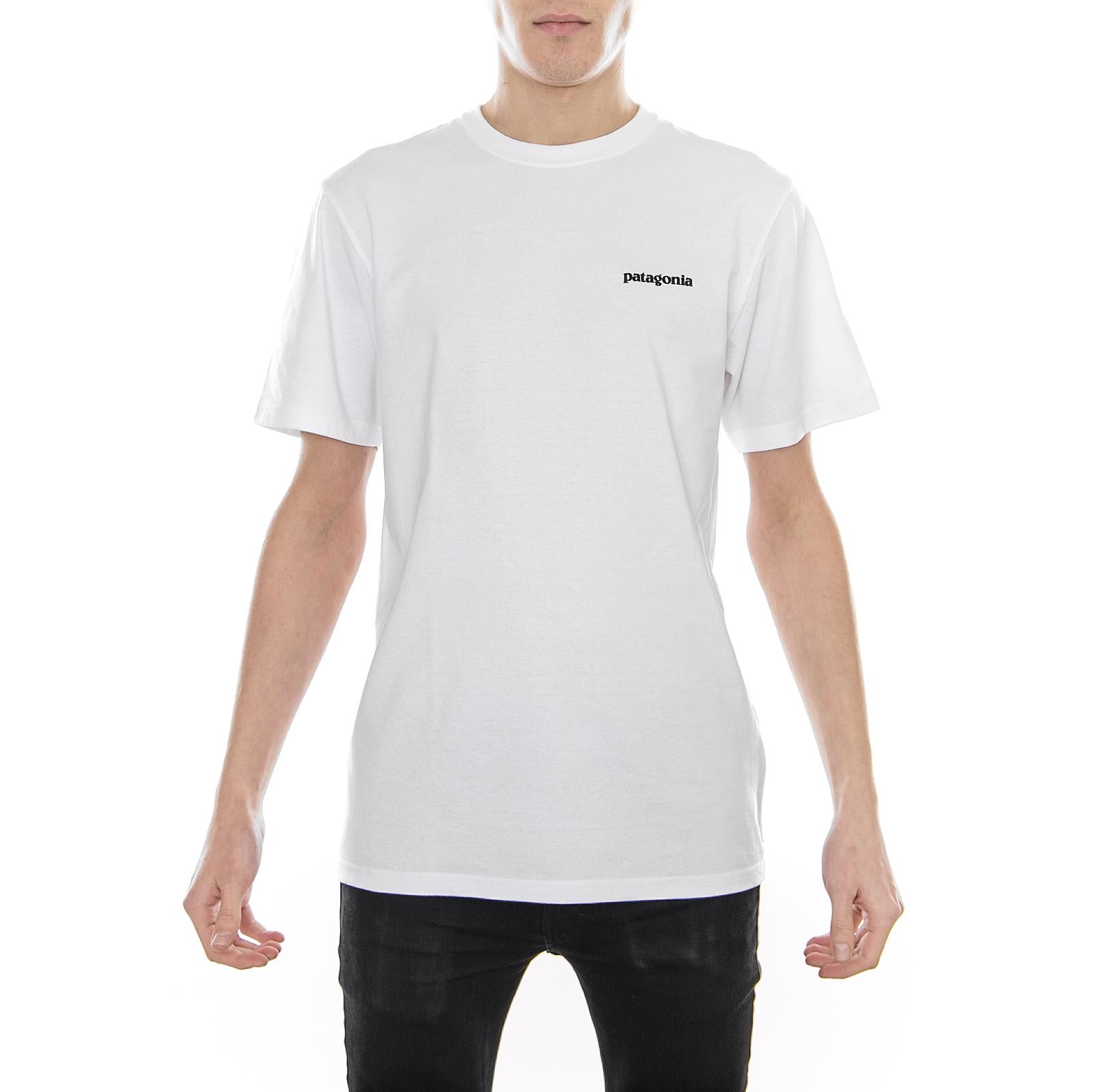 Mn P-6 Logo Responsibili-Tee - White - Maglietta Girocollo Uomo Bianca 39174-WHI  PATAGONIA 