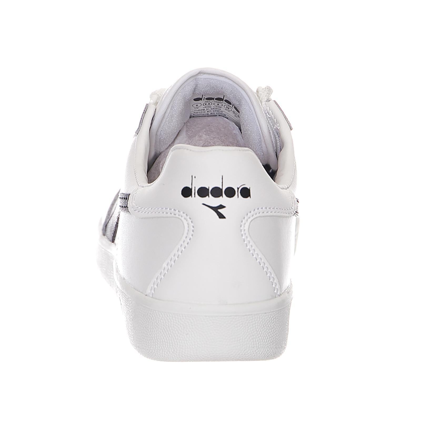 B. Elite Scarpe - White / Black - Scarpe Basse Uomo / Donna Bianche 501.170595-C1880  DIADORA 