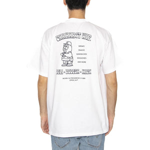 S/S Sandwich T-Shirt White - Maglietta Girocollo Uomo Bianca I035230.02XX  CARHARTT WIP 