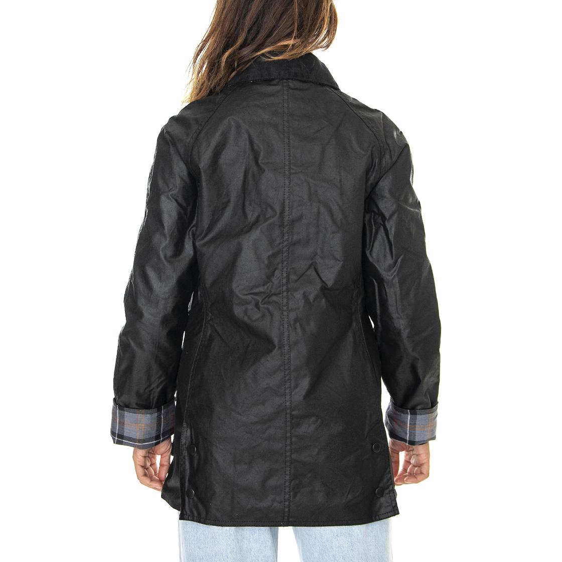Beadnell Wax Jacket Black - Giacca Invernale Donna Nera FW22-LWX0667-BK11 . BARBOUR 