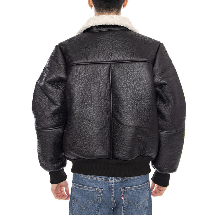 B-15 MOD Jacket -- Giacca Uomo Nera F258117 3 ALPHA INDUSTRIES 