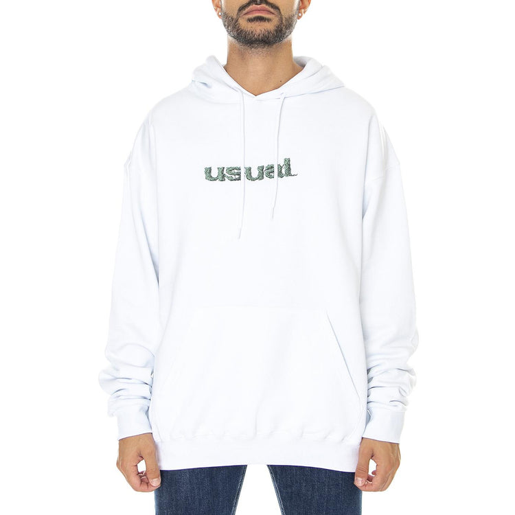 Dionea Hoodie White - Felpa con Cappuccio Uomo Bianca W22H-DIONEA-WHT  USUAL 