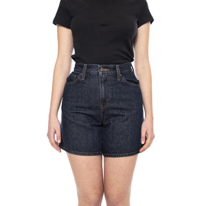 High Baggy Short - Snowing In LA - Bermuda Donna Denim Jeans Blu Scuro A9311 0006 LEVIS 