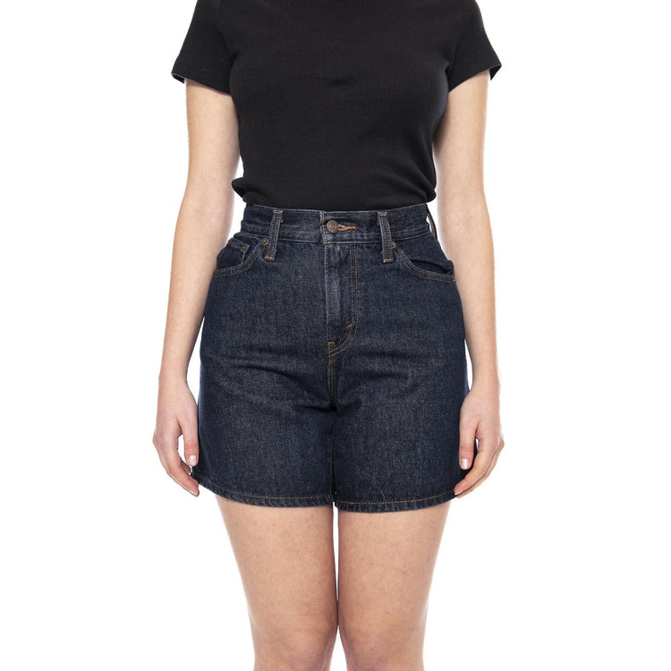 High Baggy Short - Snowing In LA - Bermuda Donna Denim Jeans Blu Scuro A9311 0006 LEVIS 