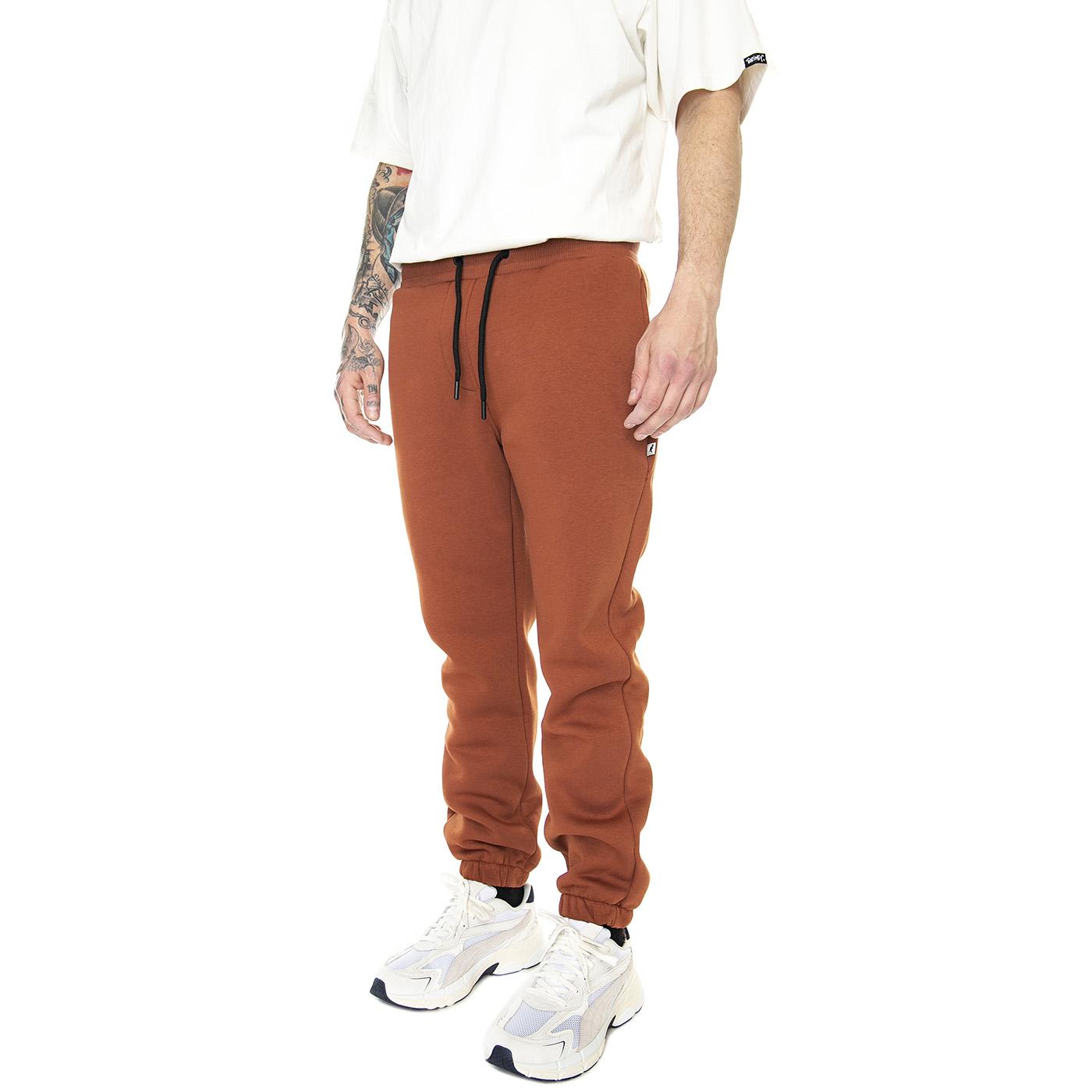 Essential Mahogany - Pantaloni Sportivi Uomo Marroni KAF22USPA105-132  KANGOL 