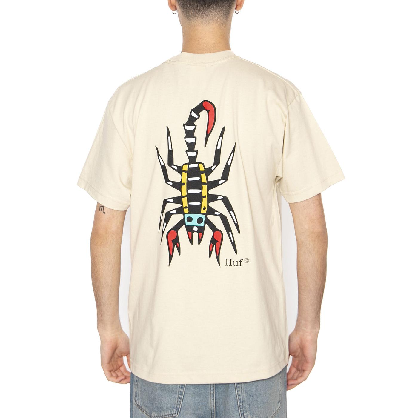 Bledsoe S/S Tee Beige - Maglietta Girocollo Uomo Beige TS02352-STONE  HUF 