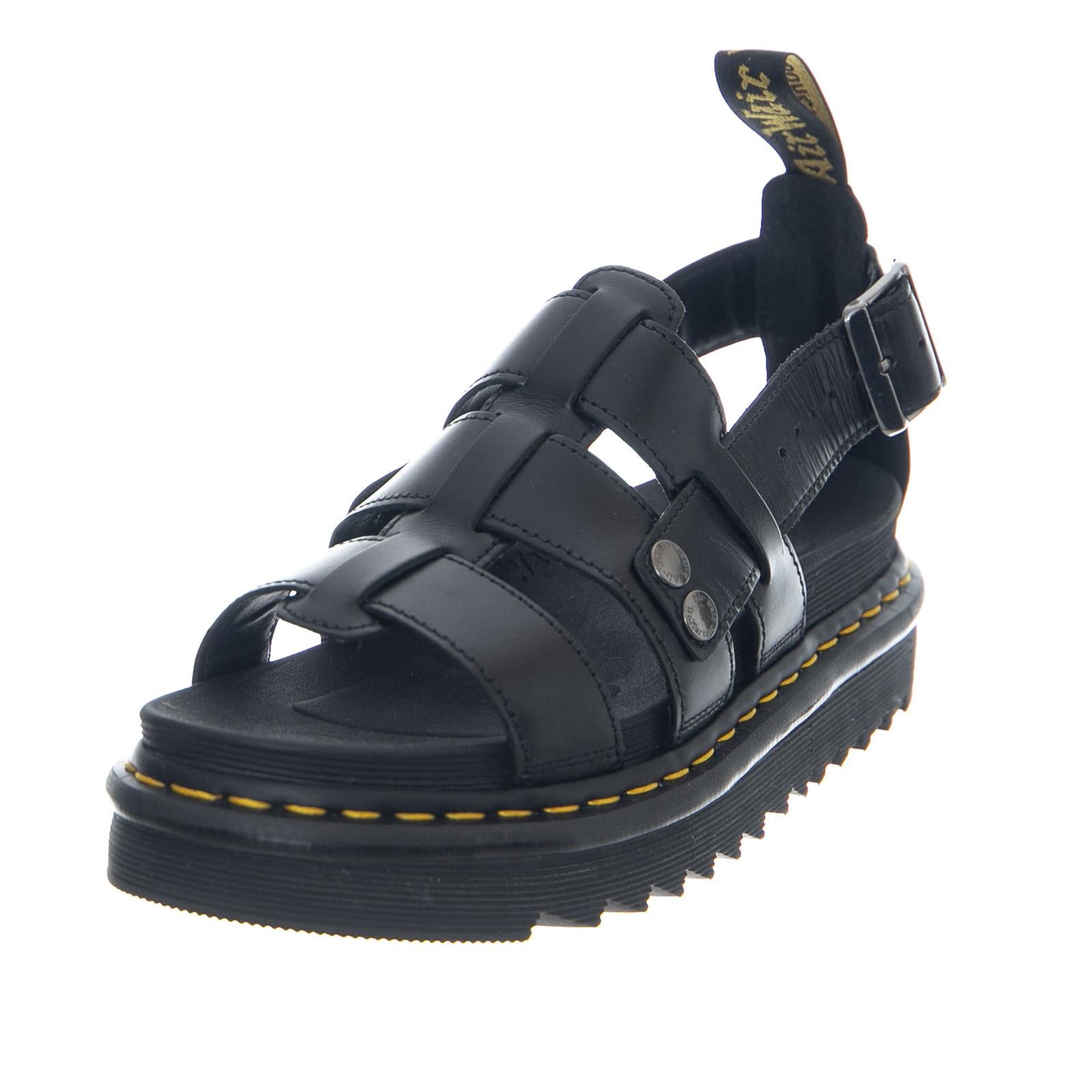 Womens Terry Black Brando Sandals DMSTERRBKBR23521001  DR.MARTENS 