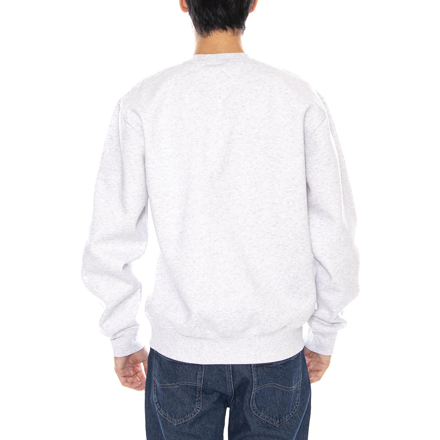 Carhartt Sweat Ash Heather / Rondo - felpa Girocollo Uomo Grigia I030546.38HXX . CARHARTT WIP 
