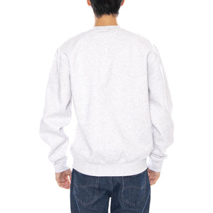 Carhartt Sweat Ash Heather / Rondo - felpa Girocollo Uomo Grigia I030546.38HXX . CARHARTT WIP 