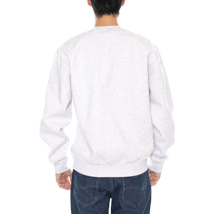 Carhartt Sweat Ash Heather / Rondo - felpa Girocollo Uomo Grigia I030546.38HXX . CARHARTT WIP 