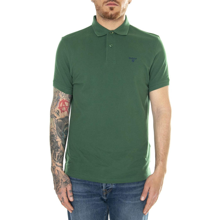 Lightweight Sports Polo Racing Green - Polo Uomo Verde SS24-MML1367-OL72  BARBOUR 