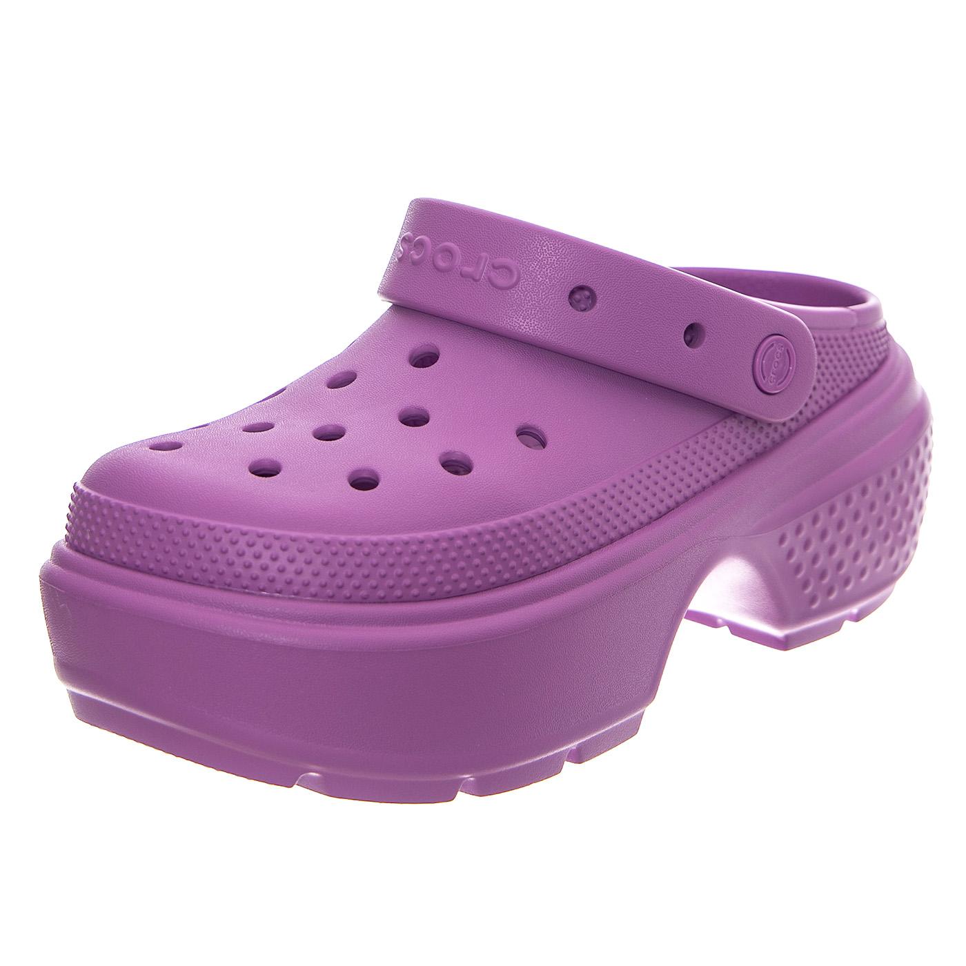 Stomp Clog Bubble - Sandali Donna Viola CR.209347-BUBL  CROCS 
