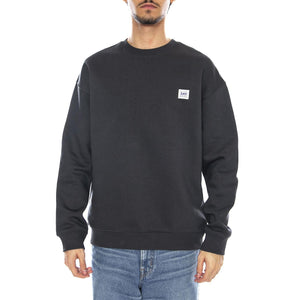 Workwear SWS Washed Black Sweat - Felpa Girocollo Uomo Nera 112372312 . LEE 