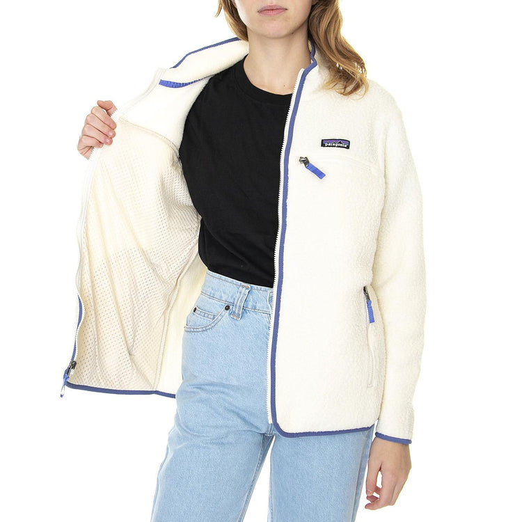 W's Retro Pile Jacket Natural - Giacca Invernale Donna Bianca 22795-NAT . PATAGONIA 