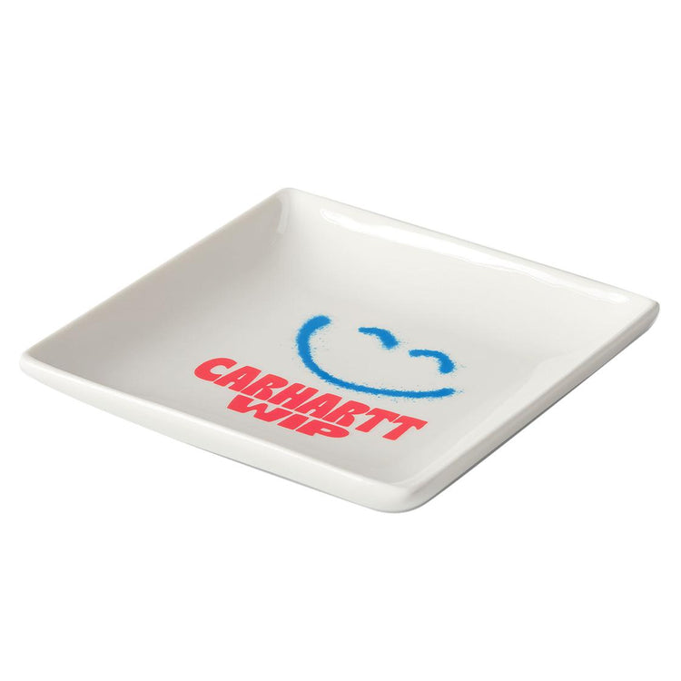 Happy Script Tray Wax - Posacenere Bianco I031271-D6XX  CARHARTT WIP 