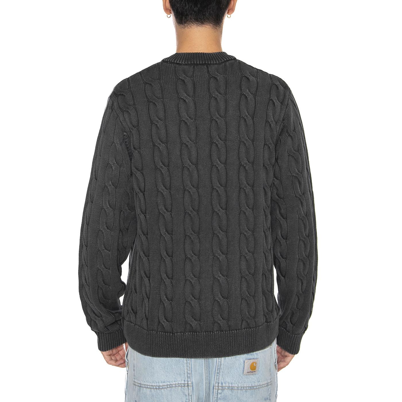 Carter Sweater Black - Maglione Girocollo Uomo Nero I035179.89GD . CARHARTT WIP 