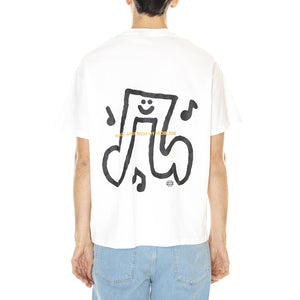 M' Walker Tee White - Maglietta Girocollo Uomo Bianca  XXL SS23-Walker Tee White  FUNKY 