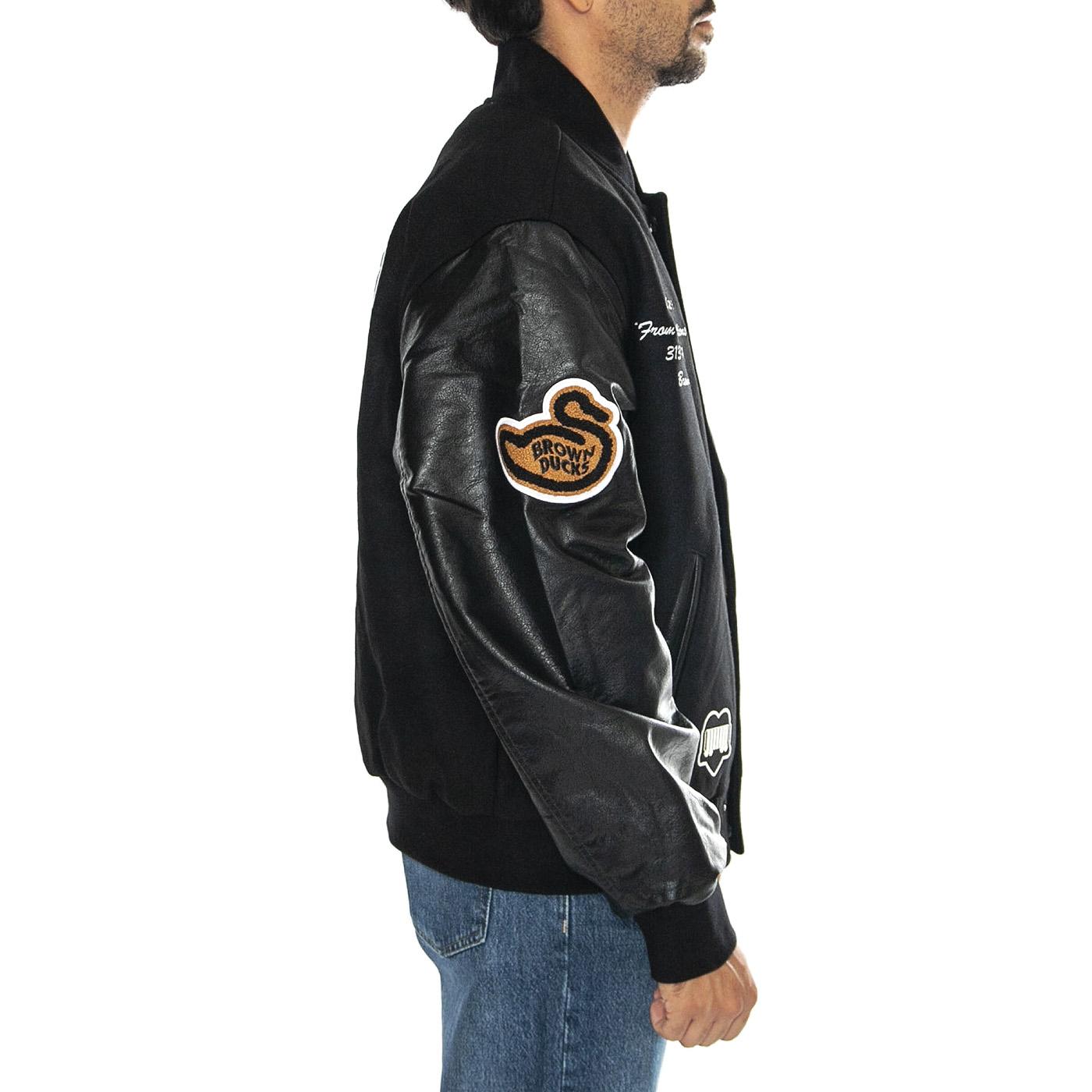 Brown Ducks Bomber Black / Black - Giacca Uomo Multicolore I033855.00EXX  CARHARTT WIP 