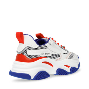 Possession Blue / White - Scarpe Stringate Profilo Basso Donna Blu / Bianche SMPPOSSESSION-BLU  STEVE MADDEN 