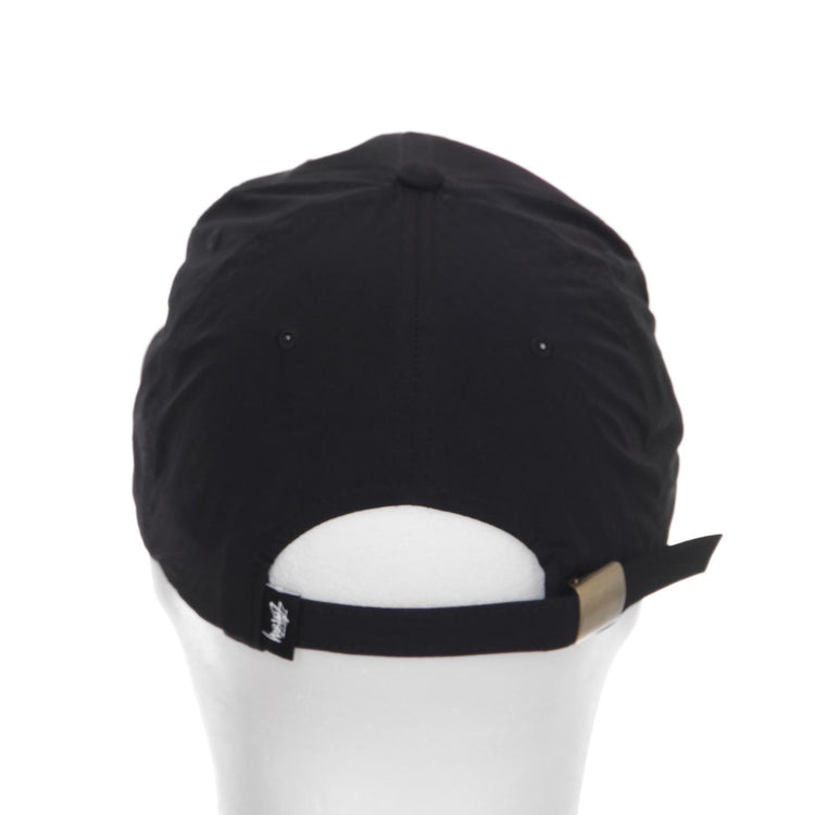 STOCK LABEL STRAPBACK CAP BLACK 131771-BLACK  STUSSY 
