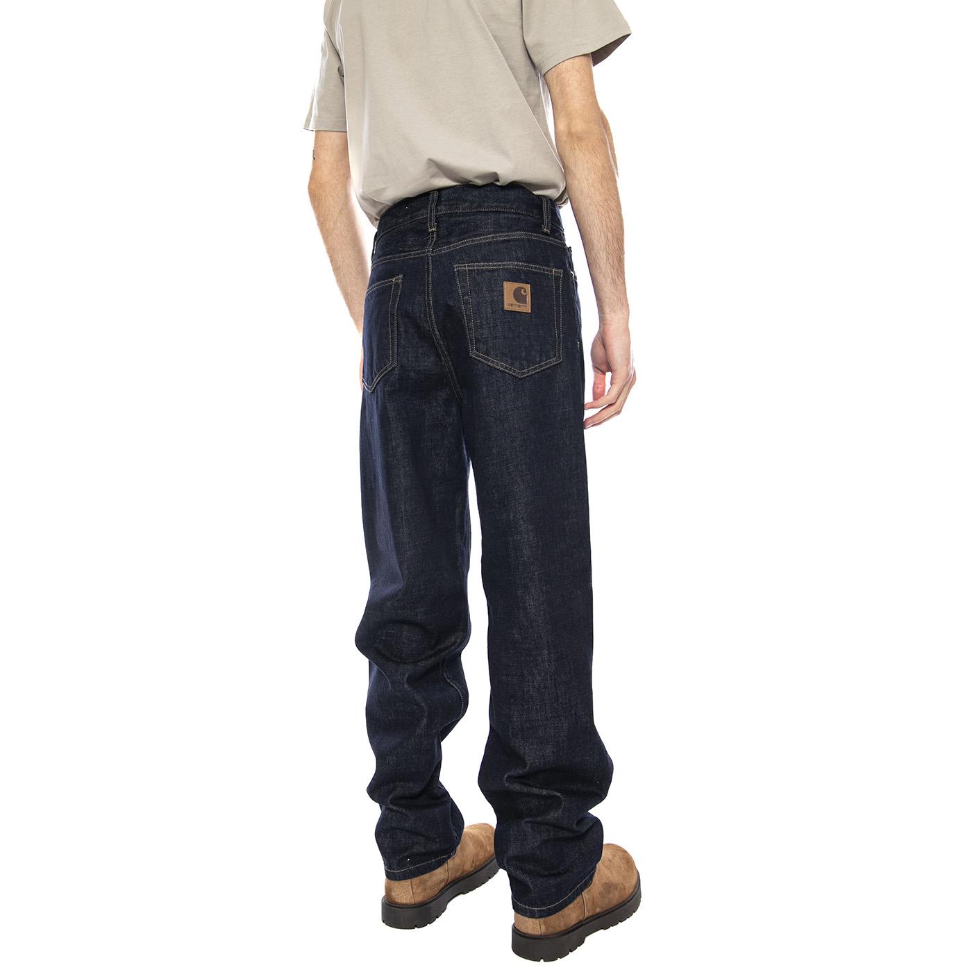 Aaron Pant Blue - Pantaloni Uomo Blu I036728 0102 CARHARTT WIP 