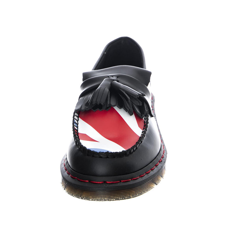 The Who Adrian Shoes - Black Smooth / The Union Jack - Scarpe Profilo Basso Donna Nere / Multicolore DMSADRWHOBK25270001  DR.MARTENS 