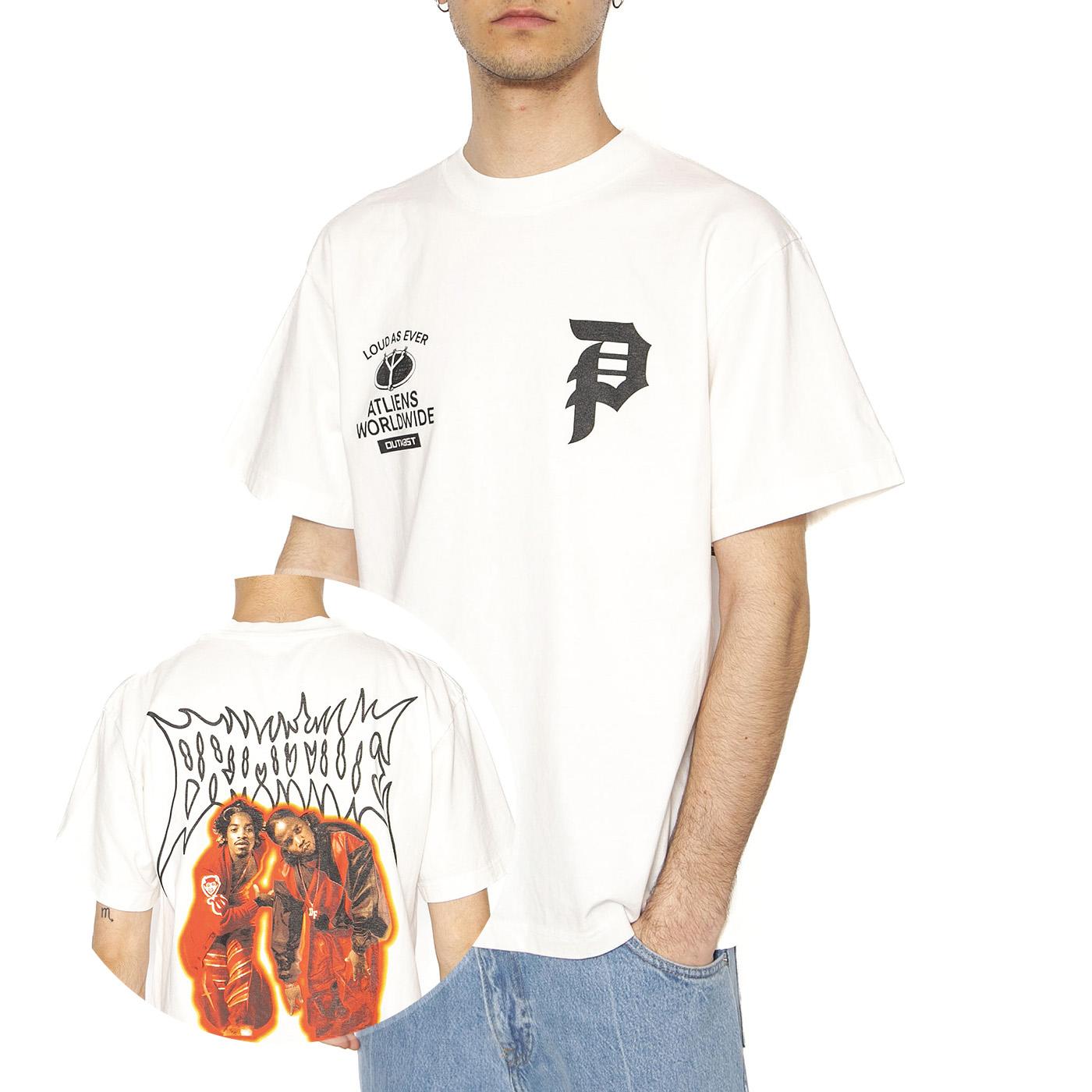 Primitive Glow Tee White - Maglietta Girocollo Uomo Bianca PAPHO2431  PRIMITIVE 