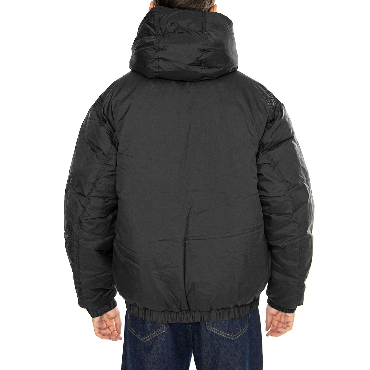Retreat Hooded Jacket Black - Giacca Uomo Nera 121800547-BLK  OBEY 