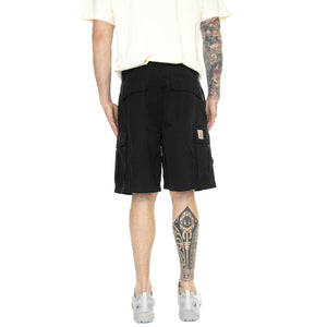 Cole Cargo Short Black /rinsed - Bermuda Cargo Uomo Neri I030478.8902  CARHARTT WIP 