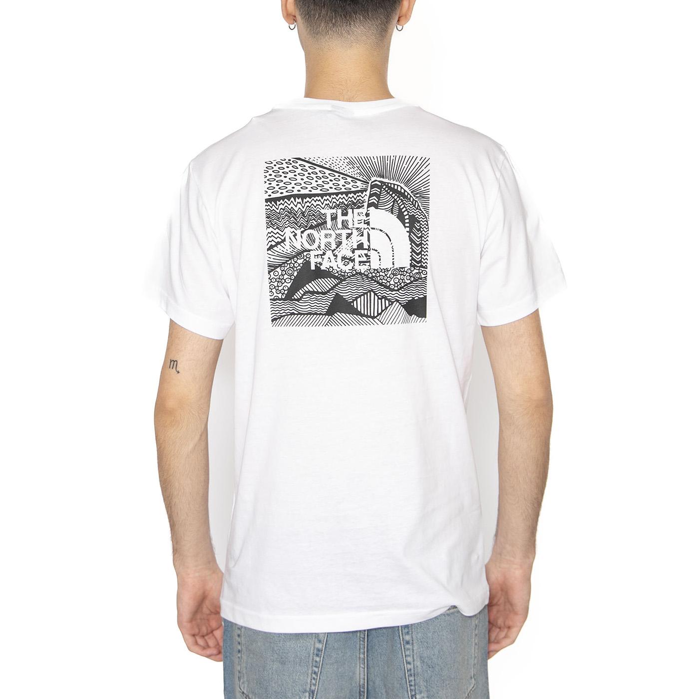 Men's S/S Box Nse Celebration Tee - Maglietta Girocollo Uomo Bianca NF0A87NVFN41 . THE NORTH FACE 