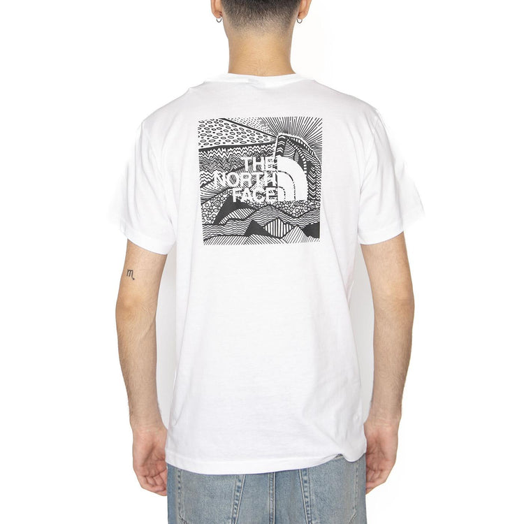 Men's S/S Box Nse Celebration Tee - Maglietta Girocollo Uomo Bianca NF0A87NVFN41 . THE NORTH FACE 