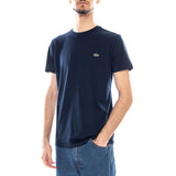 T-Shirt - Maglietta Girocollo Lacoste Uomo Blu  Uomo LACOSTE