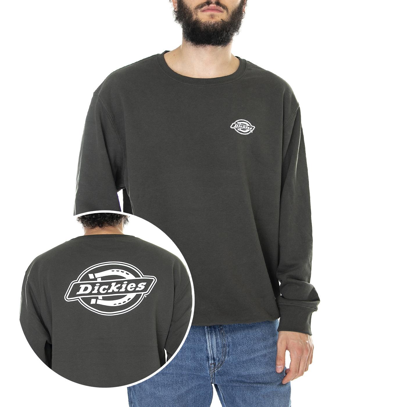 Holtville Sweatshirt Olive Green - Felpa Girocollo Uomo Verde DK0A4Y3BOGX1  DICKIES 