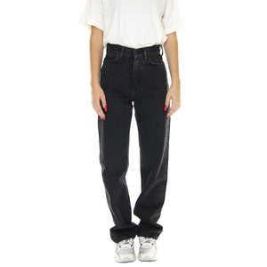 W' Noxon Pant Black /stone washed - Pantaloni Denim Jeans Donna Neri I031920.8906  CARHARTT WIP 