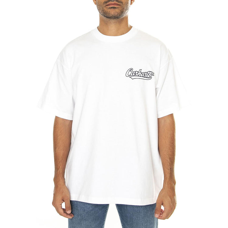 S/S Archivo T-Shirt White - Maglietta Girocollo Uomo Bianca I033976.02XX  CARHARTT WIP 
