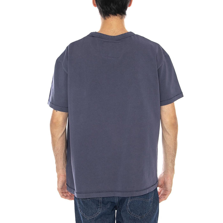 Rodeo Ben Tee Navy - Maglietta Girocollo Uomo Blu Navy 112371672  WRANGLER 
