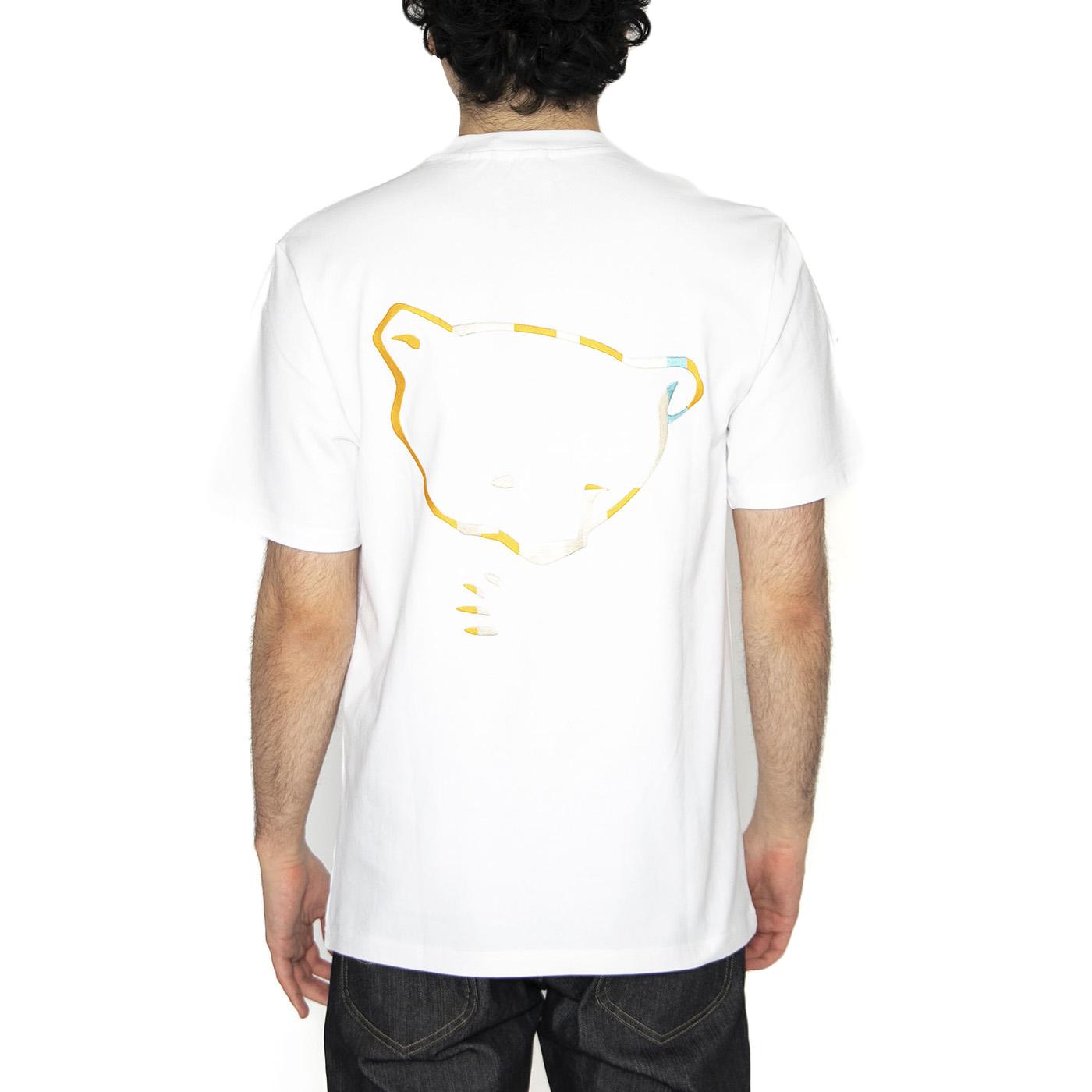 Embroidered Back T-Shirt Bright White - Maglietta Girocollo Uomo Bianca PFD0340-002  PENFIELD 