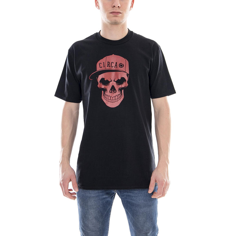SKULL T-SHIRT BLACK MTS011-BLACK  C1RCA 