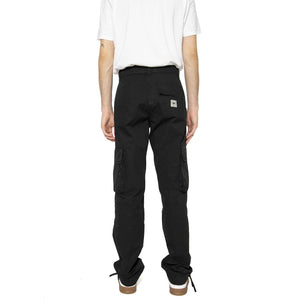 Light Cargo Black Pant - Pantaloni Uomo Neri 6080149-10158  CAT 