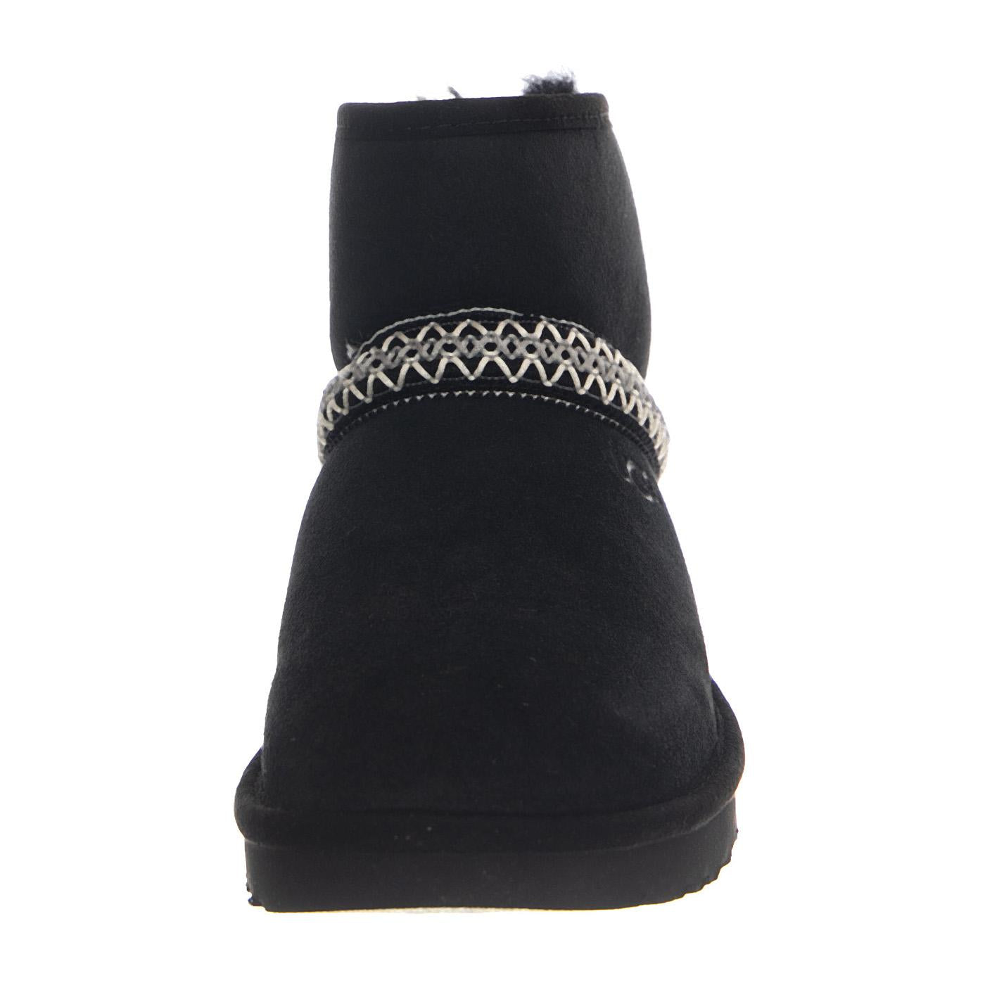 W Classic Mini Crescent Black - Stivali Donna Neri UGSCLMCRBLK1158262W  UGG 