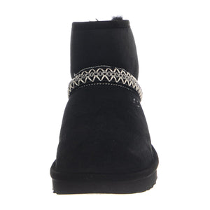 W Classic Mini Crescent Black - Stivali Donna Neri UGSCLMCRBLK1158262W  UGG 