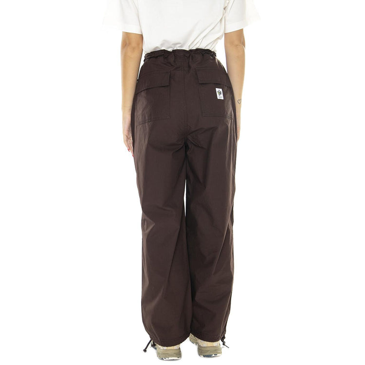 Mina Parcahute Pant Java Brown - Pantaloni Donna Marroni 242020102-JVA  OBEY 