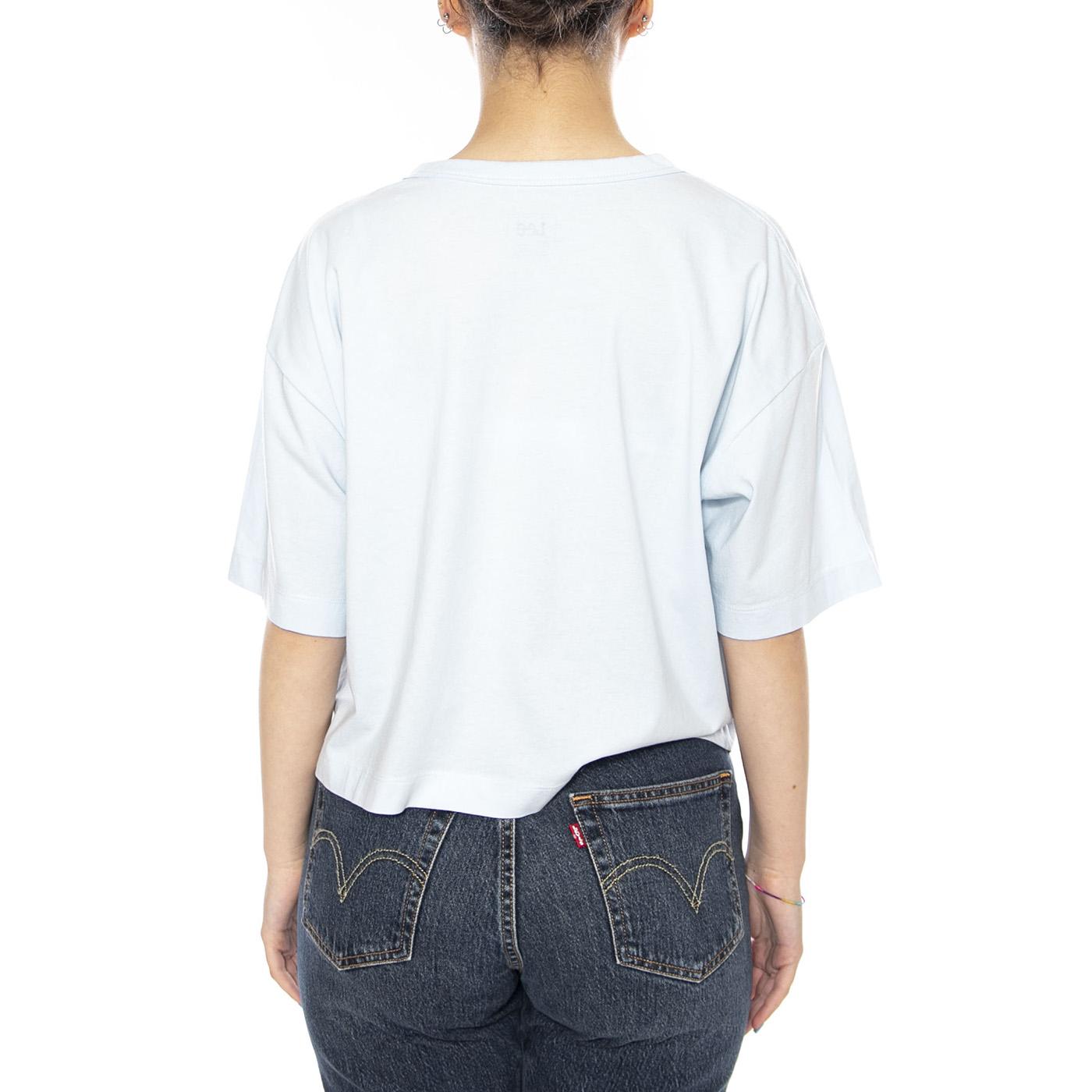 LEE BOXY TEE BEAU BLUE - Maglietta Girocollo Donna Blu 112377769 BL LEE 