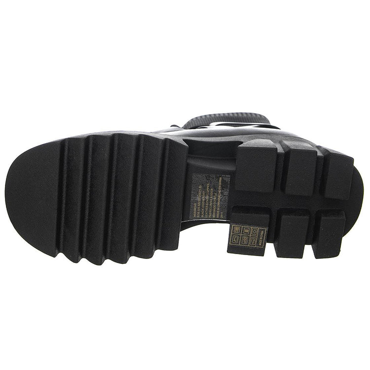 Womens Hierarchy Black Lace-Up Boots SMSHIERARCHY-BLK  STEVE MADDEN 