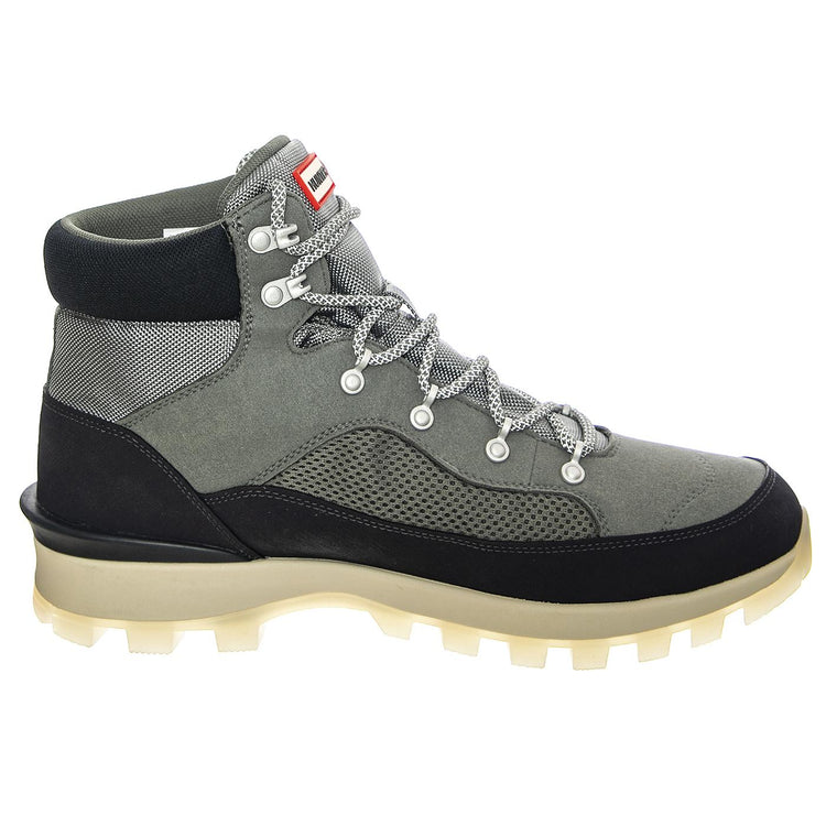 Explorer Boot Urban Grey / X-Ray Navy - Scarpe Stringate Profilo Alto Uomo Grigie HUMMFS9015NYL-UXN  HUNTER 