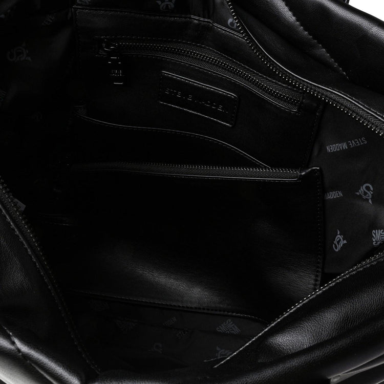 BWorking Black / Black Synthetic PU - Borsa a Tracolla Nera SMABWORKING-BBL  STEVE MADDEN 