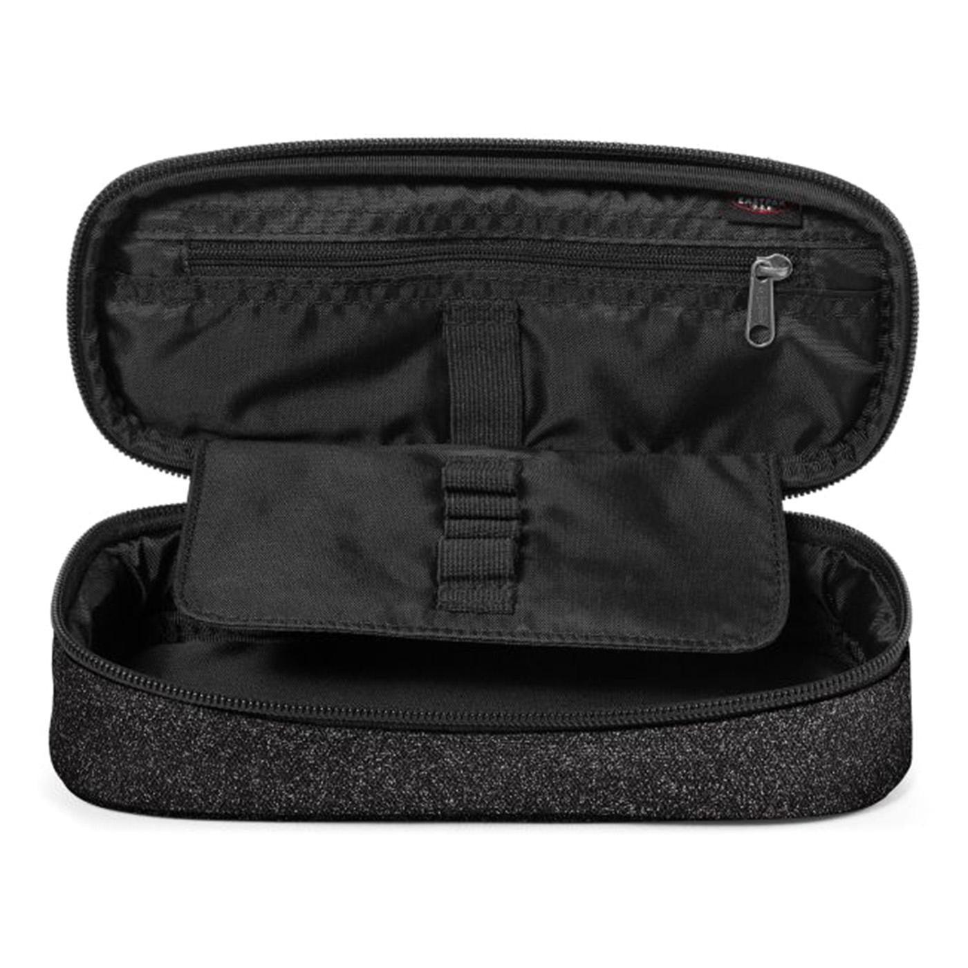 Oval Single Spark Black - Astuccio Portapenne Nero EK000717N981 . EASTPAK 